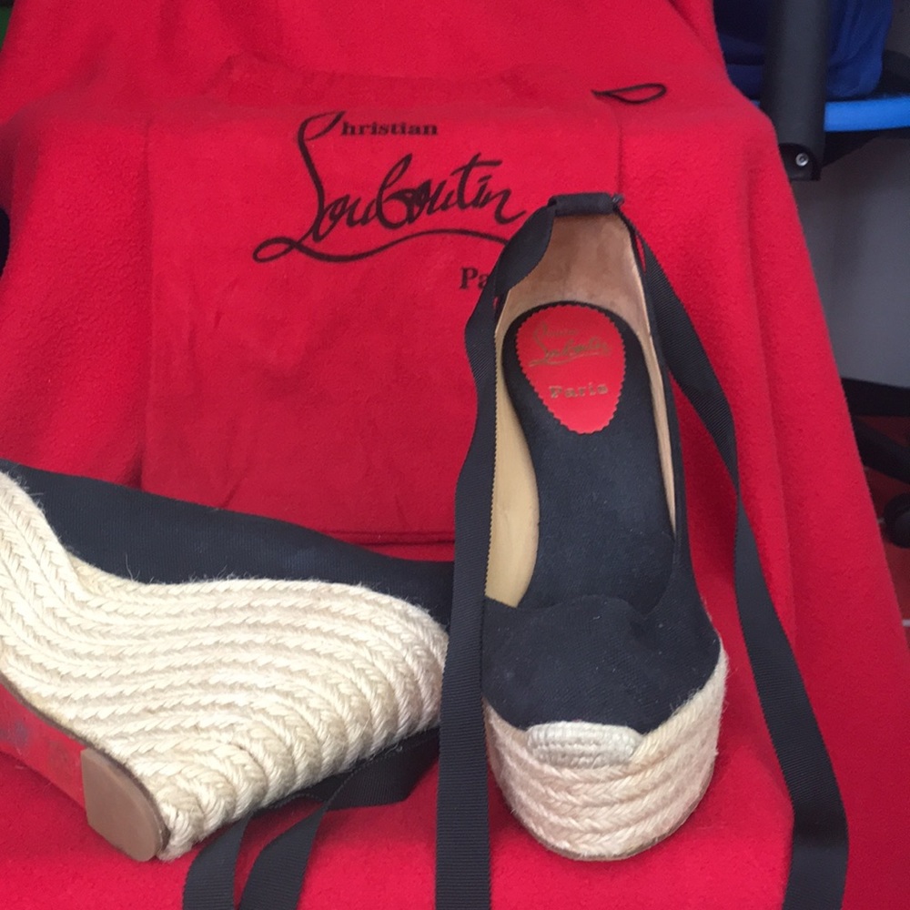 Christian Louboutin platforms (size 39 on a shoe)